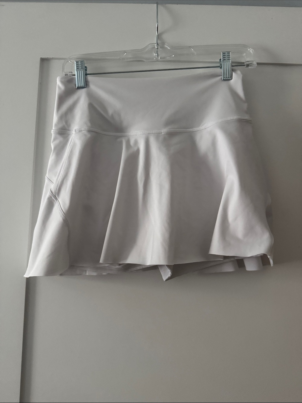 Athleta White Flared Athletic tennis skirt